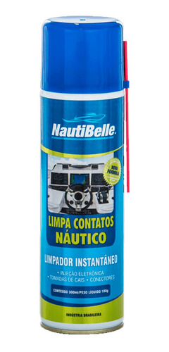 Limpa Contatos E Conectores Spray 300 Ml Nautibelle Náutico