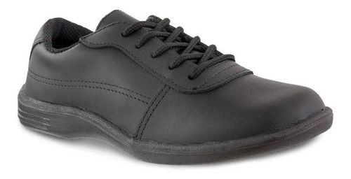 Imagen 1 de 8 de Zapatos Colegial Circuit Negro Para Niños Croydon