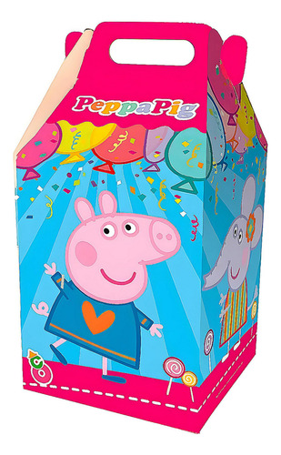 Cajita Feliz Peppa Pig X 6 Unidades 