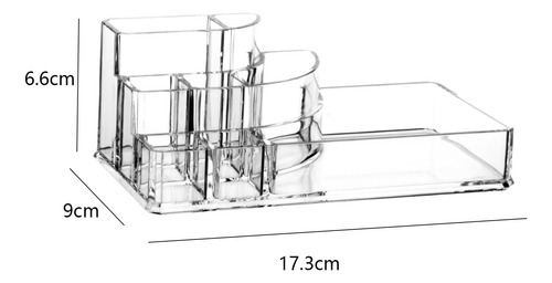 Organizador De Brochas De Maquillaje Transparente Estilo B