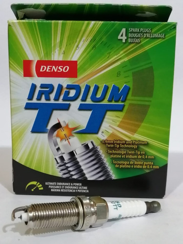 Imagen 5 de 5 de Kit Bujias Denso Iridium Doble Punta Peugeot Nissan Citroen