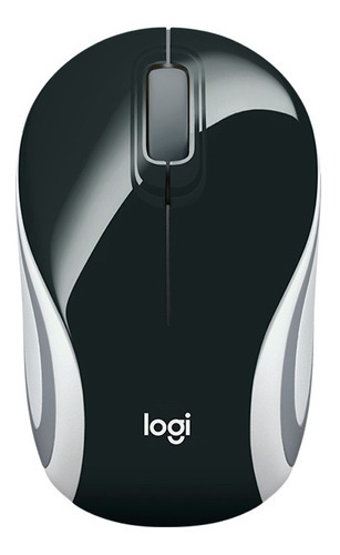 Mouse Logitech M187 Optico Wireless Usb Inalambrico Nano Color Negro