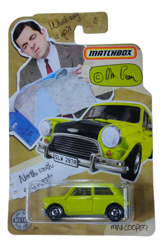 Matchbox Mr Bean Mini Cooper Serie Tv 90´s Importado 2020