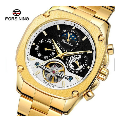 Reloj Mecánico De Lujo Forsining Tourbillon Para Hombre