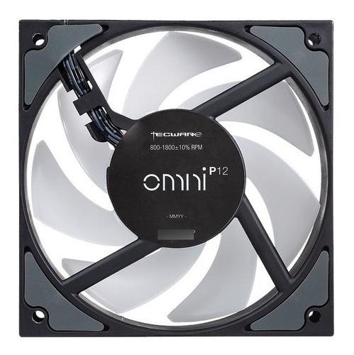 Cooler Fan 120mm Pwm Argb Tecware Omni P12 Argb Alta Presión