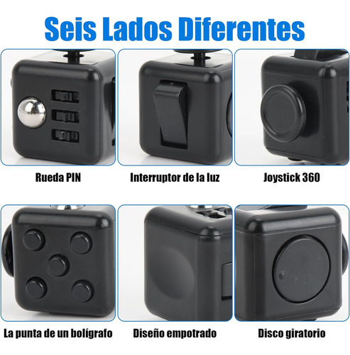 - Cubo Anti Estrés. Ayuda A Calmar La Ansiedad Y El Estrés.