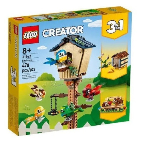 Lego Creator Casa De Pájaros 3 En 1 Set 31143
