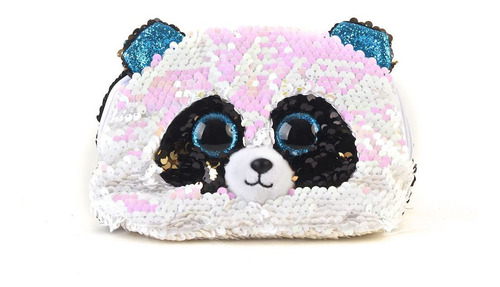 Monedero Ty Lentejuelas 18 Cm. Panda Color Rosa