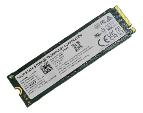 Ssd M.2 256gb Nvme Pcie Disco Sólido Preto