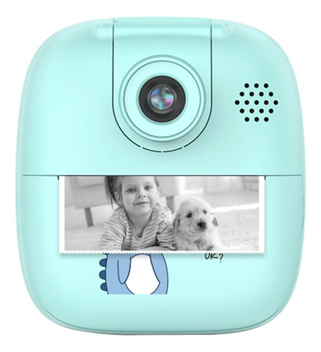 Cámara Instantanea Infantil 1080p Hd Fotografia Y Video A18 Color Azul