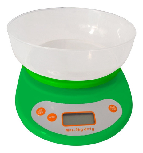 Balanza Gramera Digital Cocina 5000gr Con Tazon