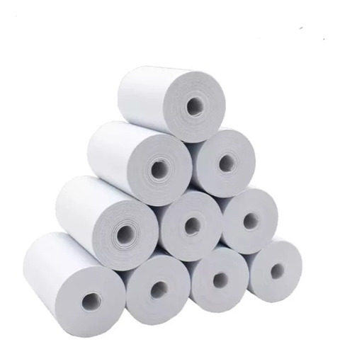 50 Rollos Papel Térmico 57mm X 15 Metros Datáfono Impresora 