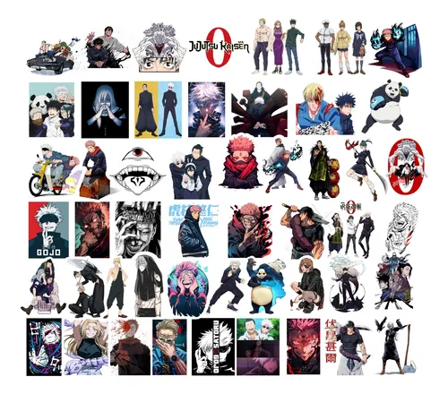 Stickers Calcomania Jujutsu Kausen 2 Y 0 Anime Manga X50