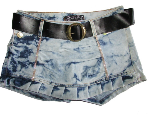 Short Saia Jeans Destroyed Do 36 Ao 44