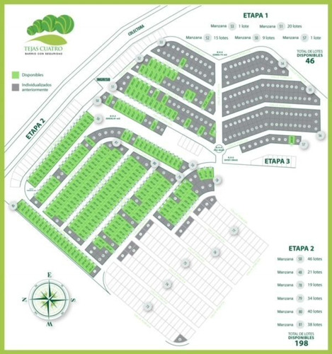 Lote En Venta De 350m2 Ubicado En Tejas 4 Barrio Cerrado