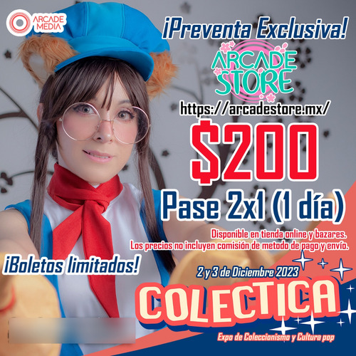 Boleto Fisico Colectica 2023 2x1