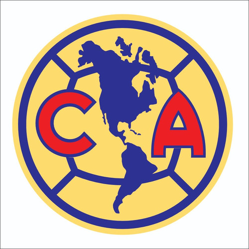 Calcomanía Sublimada Escudo Club America (futbol)