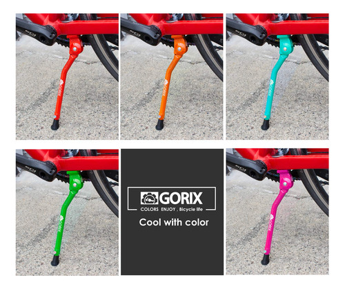 Gorix - Soporte De Bicicleta Lateral Para Bicicleta De Monta