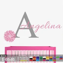 Comprar Vinilos Decorativos Nombre Personalizado Para Niñas 2