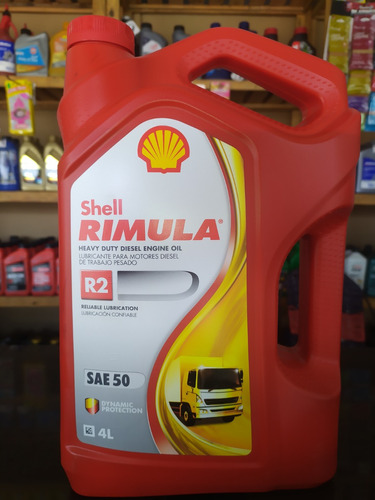 Shell Rimula R2 Sae 50 Garrafa De 4 Litros 