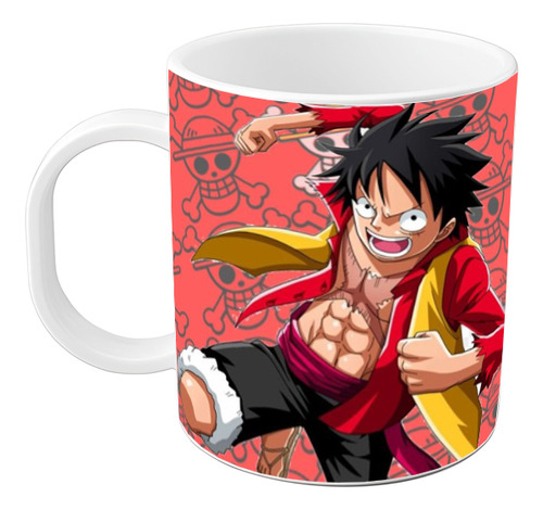 Taza Anime One Piece Monkey D Luffy Plastico #2