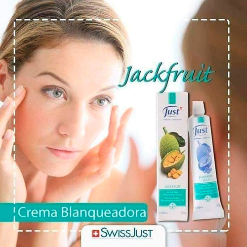 Imagen 5 de 7 de Crema Blanqueadora De Jackfruit 25gr Swiss Just Original
