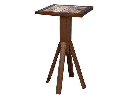Mesa Bistrô Conjunto 03 Banquetas Alta Para Bar Cappuccino