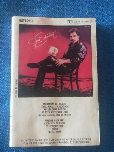 Joan Sebastian Cassette Mascarada