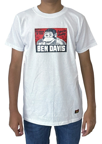 Playera Ben Davis Manga Corta Estampada