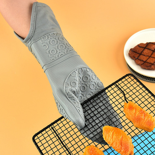 Guantes De Horno De Silicona Multifuncionales Resistentes Al