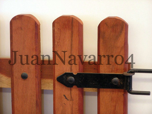 Imagen 6 de 7 de Porton Tranquera De Madera De Quebracho.