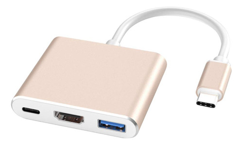 Adaptador Usb-c Hdmi 4k Usb Type-c Convertidor 3 1 Puerto