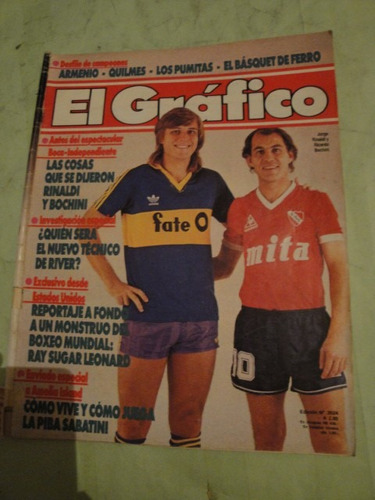 El Grafico 3524 Leonard Independiente Boca Quilmes Armenio