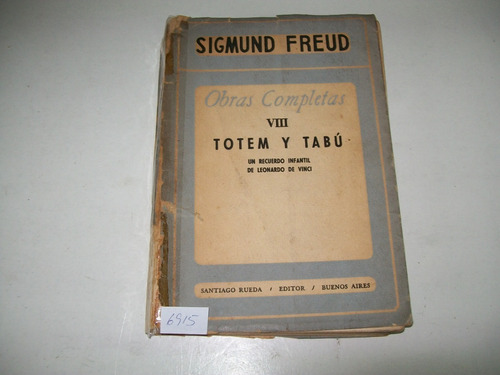 Sigmund Freud · Obras Completas · 8 Totem Y Tabú · Da Vinci