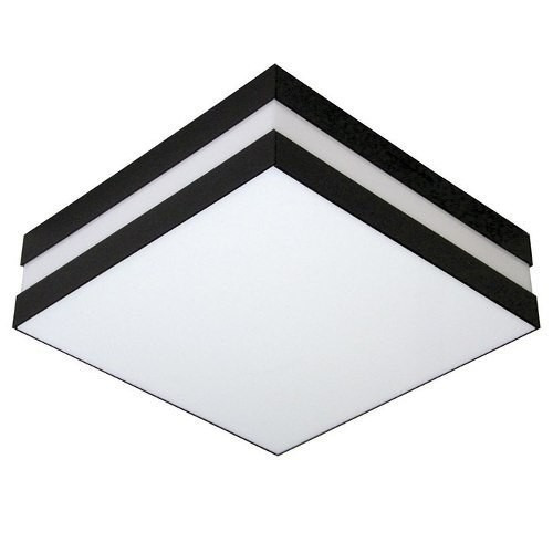 Plafon Acrilico 30 Cm Com Preto
