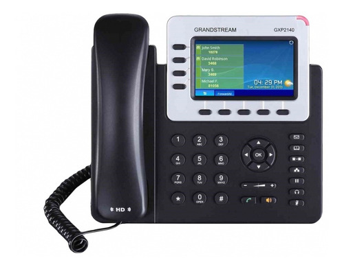 Telefono Ip Grandstream Gxp2140 Con Pantalla 4.3'' 4 Lineas 