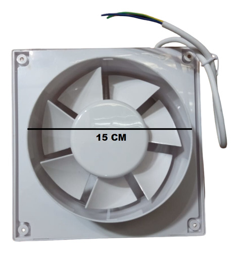 Extractor De Aire Oculto De 6 Pulgadas Blanco Troen