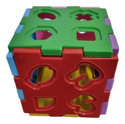 Cubo Didactico Juguete Educativo Armable 15 Piezas