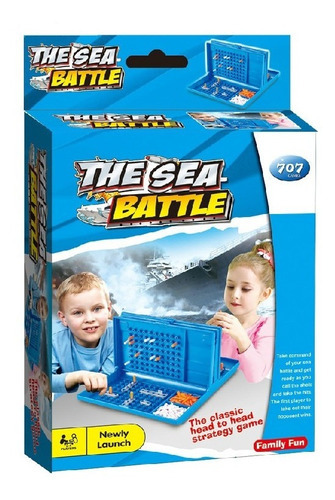 Juego De Mesa De Viaje The Sea Battle Batalla Naval 