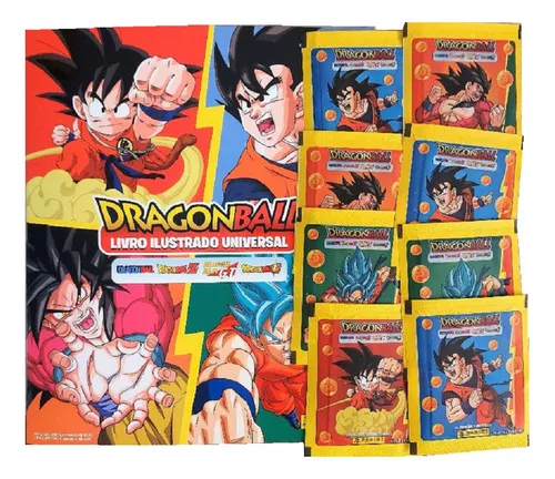 Álbum Dragon Ball Universal 2023 C 50 Figurinhas São 10 Enve