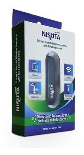 Imagen 6 de 6 de Conversor Bluetooth Para Auricular Con Cable Ns-costbla