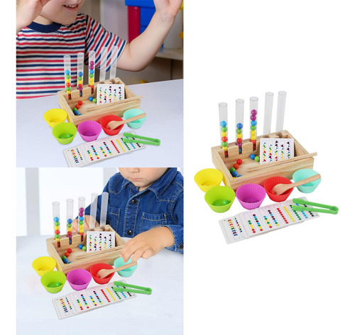 Rainbow Balls In Cups Sorter Game Juego De Cuentas Para