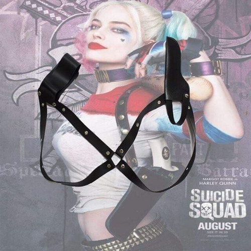 Martillo+bate+muñequeras+ Pistolera Harley Quinn, Accesorios
