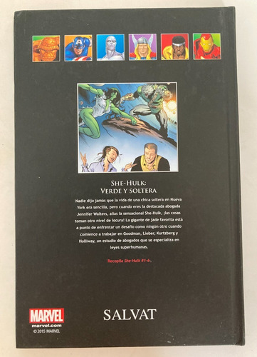 Comic Marvel: She-hulk - Verde Y Soltera. Colección Salvat. (Usado)