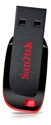 Pen Drive 16gb Sandisk Cruzer Blade Preto