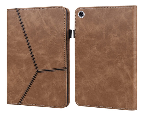 Funda De Piel A Rayas Para Galaxy Tab A9