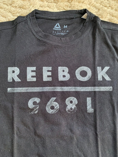 Camiseta Reebok 1895 Preta Importada Tamanho M Ótimo Estado!