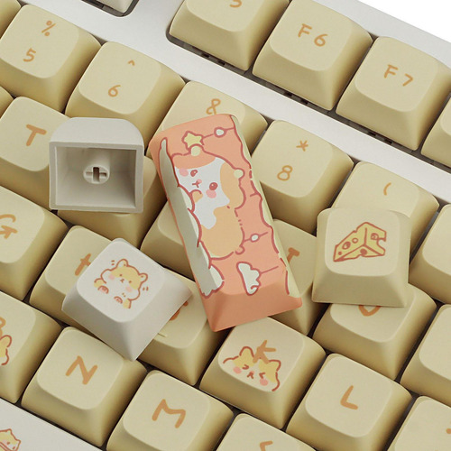 Teclas Pbt Keycaps 132 Teclas De Sublimación, Piezas De Repu