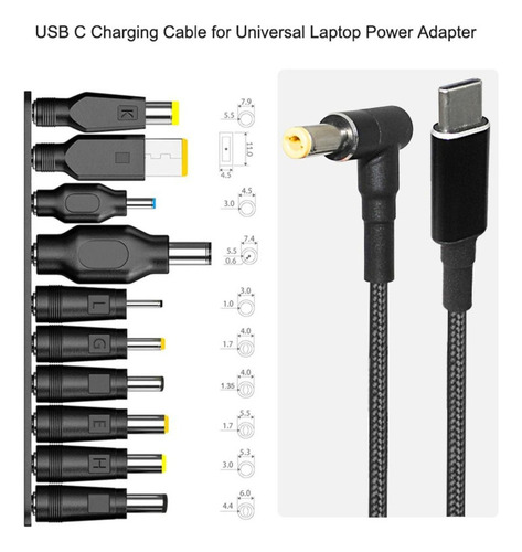 .. Adaptador De Corriente Usb C A Conector Tipo C For