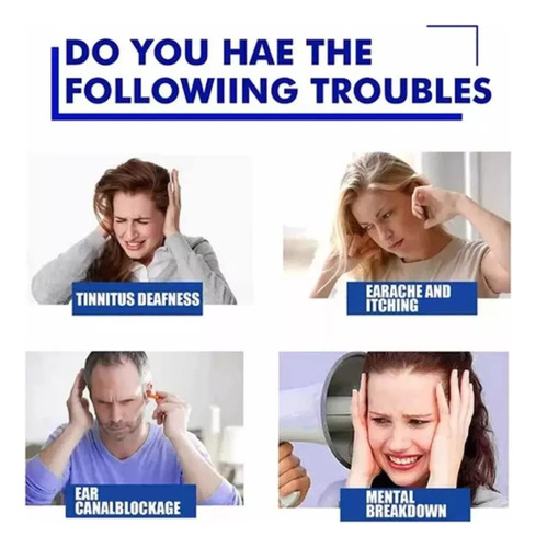 4×spray Para Aliviar El Tinnitus, Tinitus Hearing Relief.